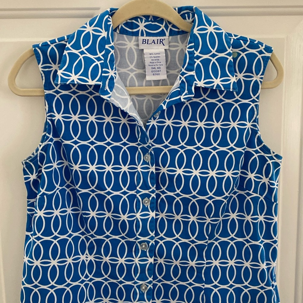 Blair Button Up Sleeveless Casual Dress